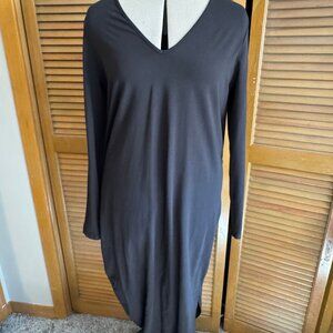 Universal Standard Geneva Dress Black Long Sleeve Size XS (US 10-12)